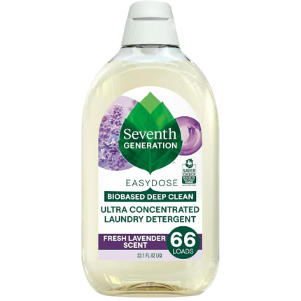 Seventh Generation EasyDose Laundry Detergent Fresh Lavender Ultra Concentrated Washing Detergent 23 oz